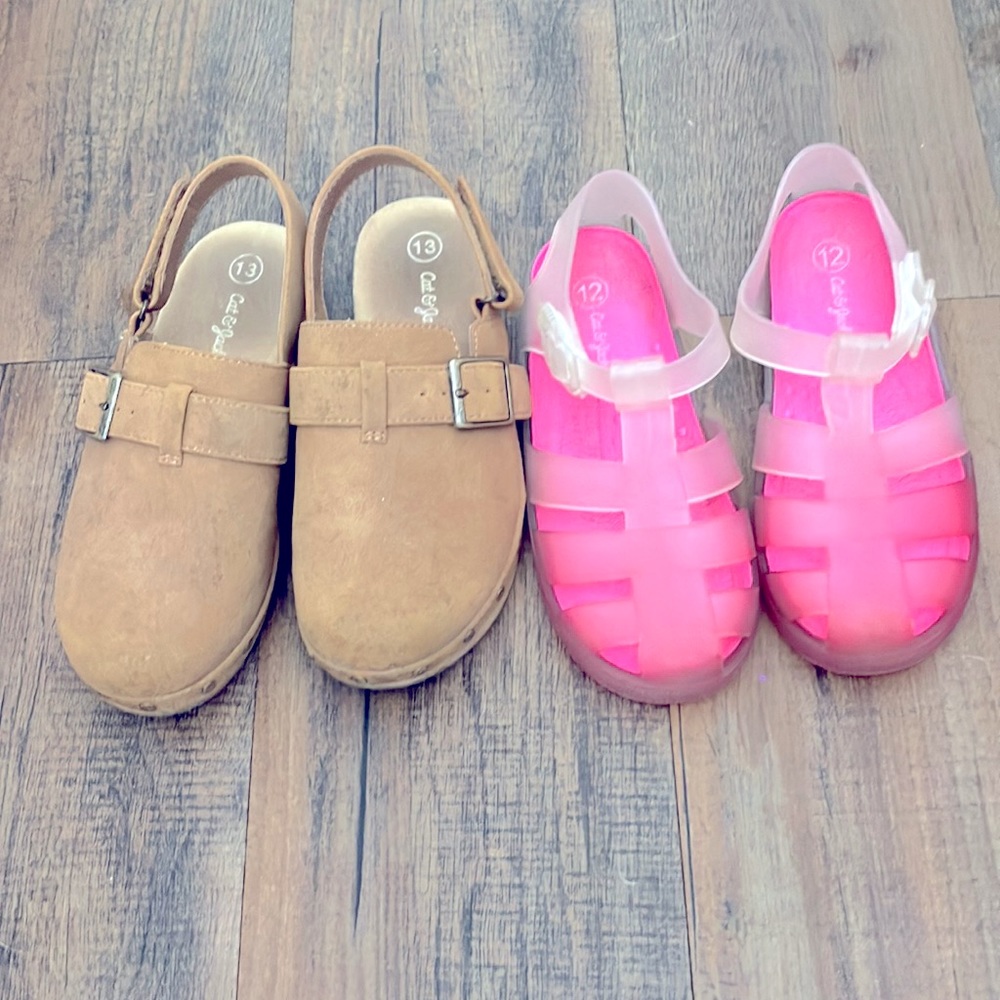 Little Girls CAT & JACK Shoe Bundle Size: 12 & 13